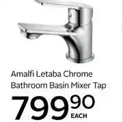 CTM Amalfi Letaba Chrome Bathroom Basin Mixer Tap offer