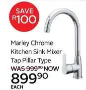 CTM Marley Chrome Kitchen Sink Mixer Tap Pillar Type offer
