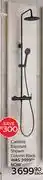 CTM Carolina Exposed Shower Column Black offer