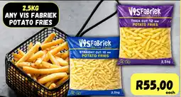Die Visfabriek Vis fabriek potato fries offer