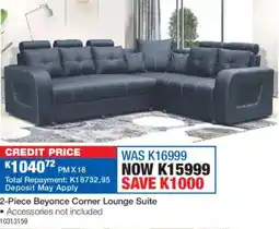 OK Furniture Beyonce Corner Lounge Suite offer