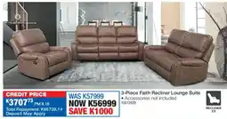 OK Furniture Faith Recliner Lounge Suite offer