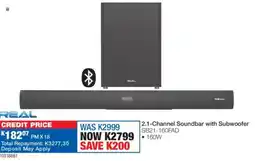 OK Furniture Real 2.1-Channel Soundbar with Subwoofer offer