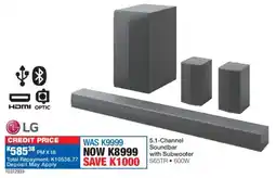 OK Furniture LG 5.1-Channel Soundbar with Subwoofer offer