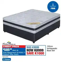 OK Furniture Vertapaedic Base Set offer