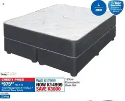 OK Furniture Sleepapedic 183cm Econopedic Base Set offer