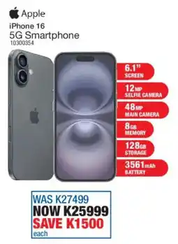 OK Furniture Apple iPhone 16 5G Smartphone offer