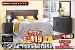 Lewis Hampton bedroom suite offer