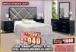 Lewis Zodiac bedroom suite offer