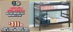 Lewis Cardiff mk2 double bunk bed offer