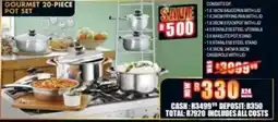 Lewis Gourmet pot set offer