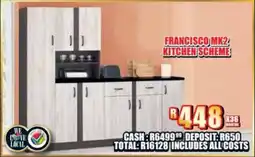 Lewis Francisco mk2 kitchen scheme offer