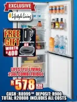 Lewis Lifestyle living combi fridge offer