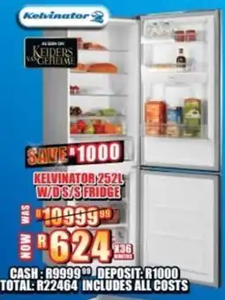 Lewis Kelvinator w/d s/s fridge offer