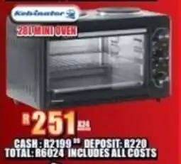 Lewis Kelvinator mini oven offer