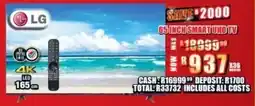 Lewis LG 65 inch smart uhd tv offer
