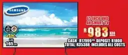Lewis Samsung 65 inch uhd 4k smart tv offer