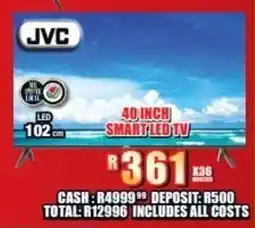 Lewis JVC 40 inch smart led tv offer