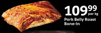Oxford Freshmarket Pork Belly Roast Bone-In offer