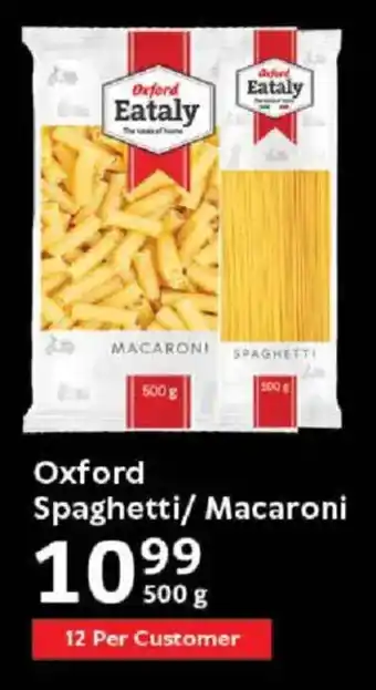 Oxford Freshmarket Oxford Spaghetti/ Macaroni offer