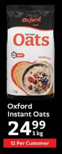 Oxford Freshmarket Oxford Instant Oats offer