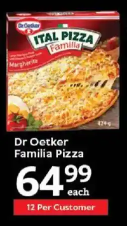 Oxford Freshmarket Dr Oetker Familia Pizza offer
