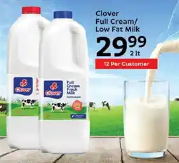 Oxford Freshmarket Clover Full Cream/ Low Fat Milk offer