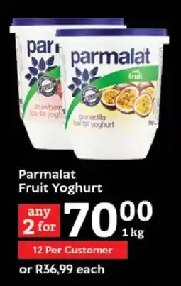 Oxford Freshmarket Parmalat Fruit Yoghurt offer