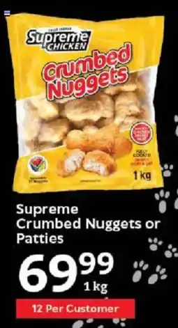Oxford Freshmarket Supreme Crumbed Nuggets or Patties offer