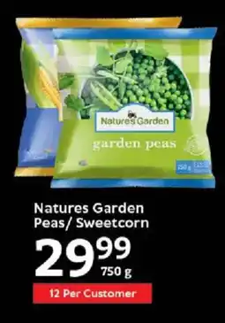 Oxford Freshmarket Natures Garden Peas/ Sweetcorn offer