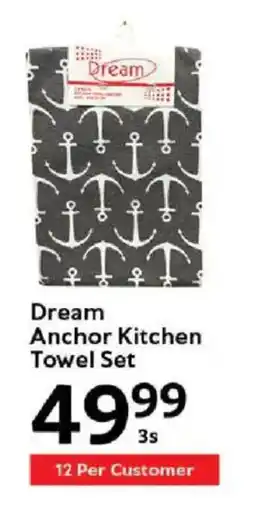 Oxford Freshmarket Dream Anchor Kitchen Towel Set offer