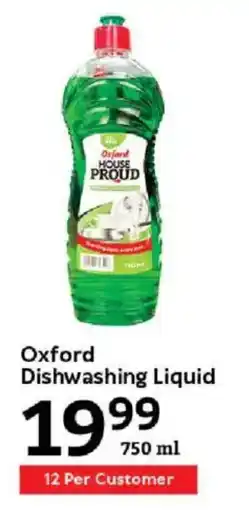 Oxford Freshmarket Oxford Dishwashing Liquid offer