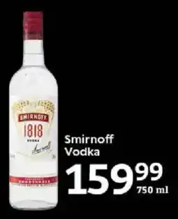 Oxford Freshmarket Smirnoff Vodka offer