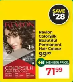 Dis-Chem Revlon ColorSilk Beautiful Permanent Hair Colour offer