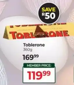 Dis-Chem Toblerone offer