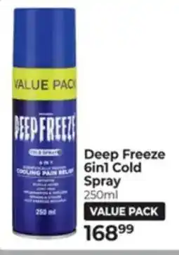 Dis-Chem Deep Freeze 6in1 Cold Spray offer