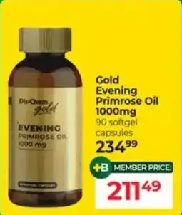 Dis-Chem Gold Evening Primrose Oil 1000mg offer