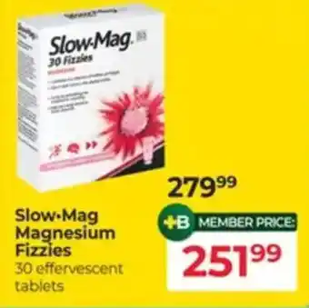 Dis-Chem Slow-Mag Magnesium Fizzies offer