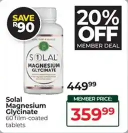Dis-Chem Solal Magnesium Glycinate offer