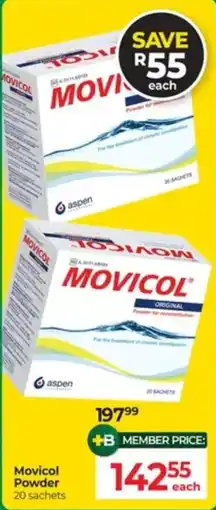 Dis-Chem Movicol Powder offer