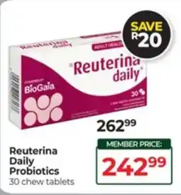 Dis-Chem Reuterina Daily Probiotics offer