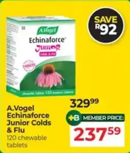 Dis-Chem A.Vogel Echinaforce Junior Colds & Flu offer
