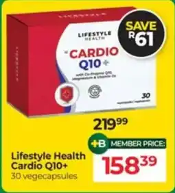 Dis-Chem Lifestyle Health Cardio Q10+ offer