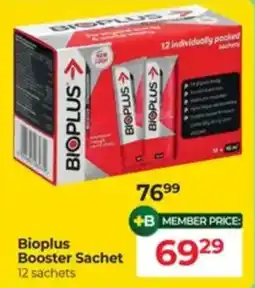 Dis-Chem Bioplus Booster Sachet offer