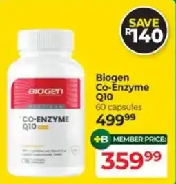 Dis-Chem Biogen Co-Enzyme Q10 offer