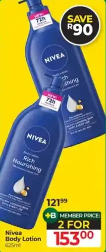 Dis-Chem Nivea Body Lotion offer