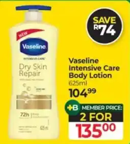 Dis-Chem Vaseline Intensive Care Body Lotion offer