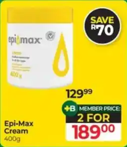 Dis-Chem Epi-Max Cream offer