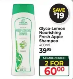 Dis-Chem Glyco-Lemon Nourishing Fresh Apple Shampoo offer