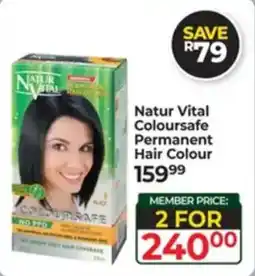 Dis-Chem Natur Vital Coloursafe Permanent Hair Colour offer